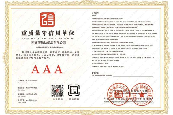 重質量守信用單位